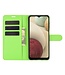 Groen Lychee Bookcase Hoesje voor de Samsung Galaxy A12