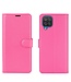 Roze Lychee Bookcase Hoesje voor de Samsung Galaxy A12