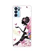 Meisje En Bloemen Full Protection TPU Hoesje voor de Oppo Reno 6 5G