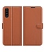 Bruin Lychee Wallet Bookcase Hoesje voor de Sony Xperia 10 III