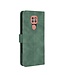 Groen Skin Touch Bookcase Hoesje voor de Motorola Moto G9 Play