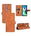 Bruin Skin Touch Bookcase Hoesje voor de Motorola Moto G9 Play