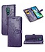 Paars Mandala Bookcase Hoesje voor de Motorola Moto G9 Play