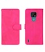 Roze Stijlvol Bookcase Hoesje voor de Motorola Moto E7