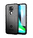 Zwart Grid TPU Hoesje voor de Motorola Moto G9 Play