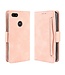 Roze Pasjeshouder Bookcase Hoesje voor de Motorola Moto E6 Play