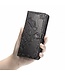 Zwart Mandala Bookcase Hoesje voor de Motorola Moto E6 Play