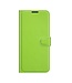 Groen Lychee Bookcase Hoesje voor de Motorola Moto G10