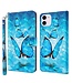 Blue Butterfly Bookcase Hoesje voor de iPhone 13