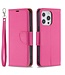 Roze Lychee Bookcase Hoesje voor de iPhone 13 Pro