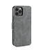 DG.Ming Grijs Retro Bookcase Hoesje voor de iPhone 13