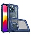 Blauw Carbon Hardcase Hoesje voor de iPhone 13