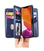 Blauw Pasjeshouder Bookcase Hoesje voor de iPhone 13