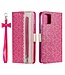 Roze Kant Wallet Bookcase Hoesje voor de iPhone 13