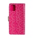 Roze Kant Wallet Bookcase Hoesje voor de iPhone 13