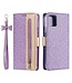 Paars Kant Wallet Bookcase Hoesje voor de iPhone 13