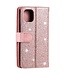 Roze Glitter Bookcase Hoesje voor de iPhone 13