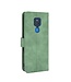Groen Skin Touch Bookcase Hoesje voor de Motorola Moto G Play 2021