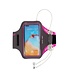 Pictet.Fino Roze Nylon Sportarmband Hoesje voor de iPhone 14 Pro