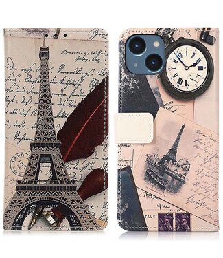 Parijs Bookcase Hoesje iPhone 14