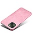 Rosegoud Faux Leren Hardcase Hoesje voor de iPhone 14