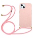 Roze TPU Hoesje met Koord voor de iPhone 14