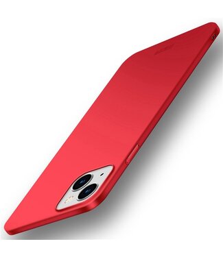 Mofi Rood Slim Hardcase Hoesje iPhone 14