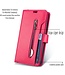 Rood Bookcase Hoesje met Ritssluiting voor de iPhone 14