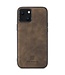 Koffie Bruin Hardcase Hoesje met Pasjeshouder voor de iPhone 14