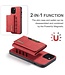 Rood Hardcase Hoesje met Pasjeshouder voor de iPhone 14