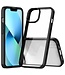 Zwart / Transparant Hybrid Hoesje voor de iPhone 14