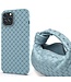 Zwart Gewoven Textuur Hardcase Hoesje voor de iPhone 14