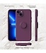 Grass Purple TPU Hoesje met Ringstand voor de iPhone 14