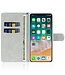 Zwart Bling Bling Bookcase Hoesje met polsbandje voor de iPhone 14