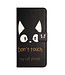 Don't Touch My Phone Bookcase Hoesje voor de iPhone 14