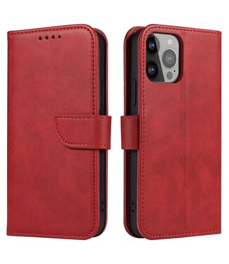 Rood Bookcase Hoesje iPhone 14