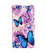 Blauwe Vlinders Bookcase Hoesje voor de iPhone 14