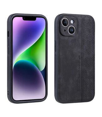 Azns Zwart Slim TPU Hoesje iPhone 14