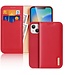 DUX DUCIS Rood Bookcase Hoesje voor de iPhone 14