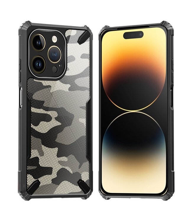 Rzants Camouflage TPU Hoesje voor de iPhone 14