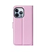 Roze Litchee Bookcase Hoesje voor de iPhone 14 Pro