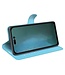 Blauw Litchee Bookcase Hoesje voor de iPhone 14 Pro
