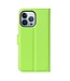 Groen Litchee Bookcase Hoesje voor de iPhone 14 Pro