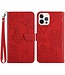 Rood Vlinder Bookcase Hoesje voor de iPhone 14 Pro