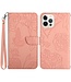 Roze Vlinder Bookcase Hoesje voor de iPhone 14 Pro