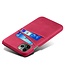 Roze Hardcase Hoesje met Pasjeshouders voor de iPhone 14 Pro