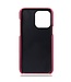 Roze Hardcase Hoesje met Pasjeshouders voor de iPhone 14 Pro