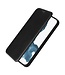 Zwart Carbon Design Bookcase Hoesje voor de iPhone 14 Pro