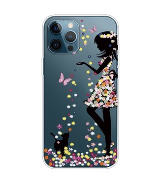 Flower Girl TPU Hoesje iPhone 14 Pro