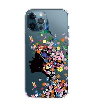 Blossom Girl TPU Hoesje iPhone 14 Pro